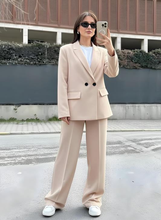 Ensemble Costume Beige